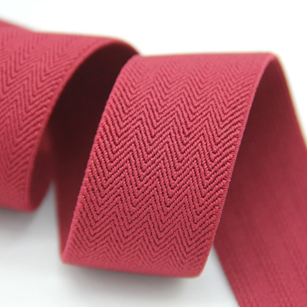 Top Grade Polyester Nylon Cotton Elastic Webbing with Good Hand Feel for Bag / Belt / Garment Accessories