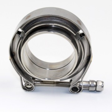 51MM T-URBO Exhaust Downpipe SUS304 Band Clamp Kit
