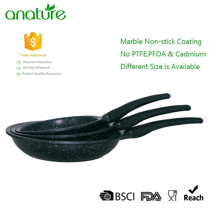 High Quality Natural Stone Frying Pan Cookware