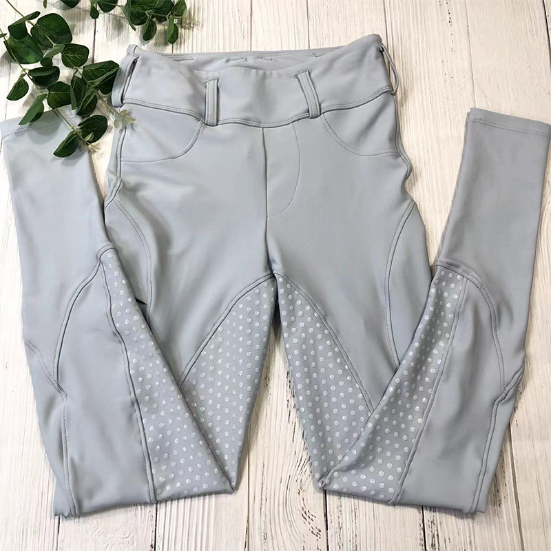 Pantalon d&#39;équitation gris clair