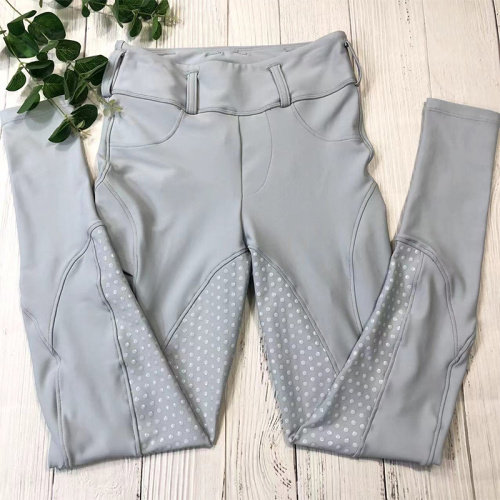 Light Grey Horse Riding Pants Equestrian Breeches