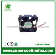 notebook cooler applied 30x30x10mm 12V dc electric mini fan