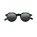 High -end unisex retro vintage acetaat zonnebril met glazen frame