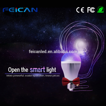 Bluetooth Smart Multicolored Led Night Light Bulbs/Timing System/Dimming & Turning On or Off by iPhone, Android App