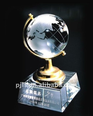 Crystal globe crystal ball