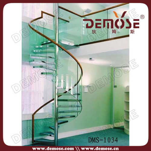 Adjustable Safety Glass Circle Stairs (DMS-1034)