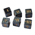 5pcs DM Dice Set Including Rating D6, NPC Alignment Dice, NPC Emotion Die, Encounter Die and D20 Pathfinder's Journey Die