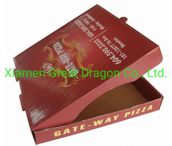 Take out Pizza Delivery Box with Custom Design Hot Sale (PZ2009222005)