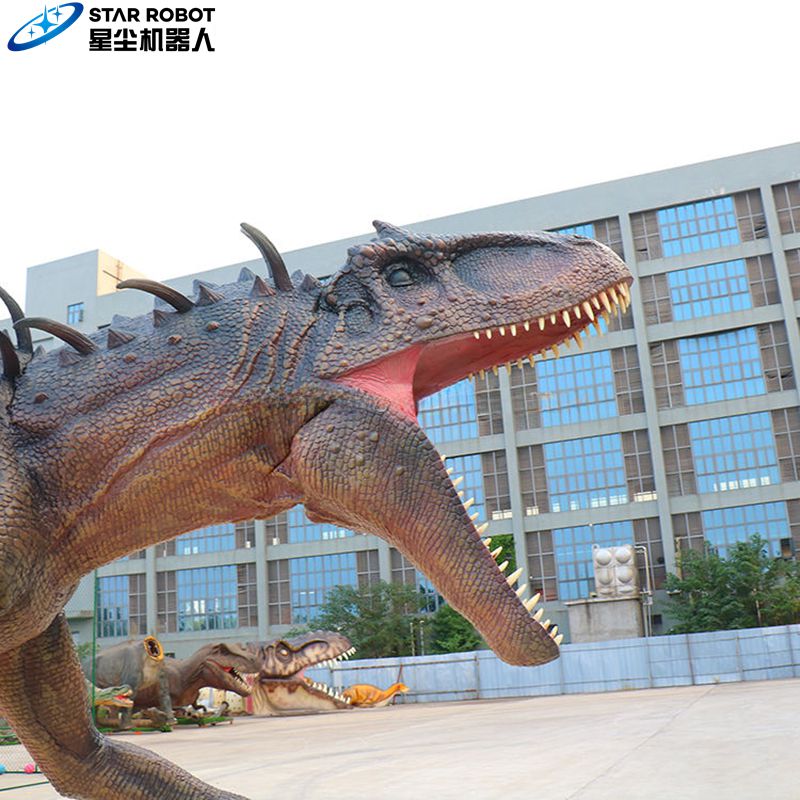 Simulasi model allosaurus simulated allosaurus model