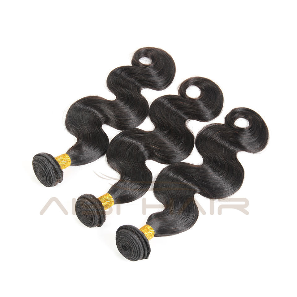 Aisi Hair Cheap Body Wave Hair Supplies 20 inch Single Donor Brazilian Hair Weave 3 Bundles