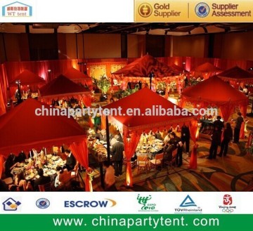 Economical 4x4m square pagoda tent garden tent aluminum pagoda tent