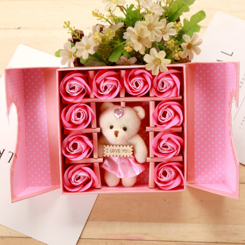 Soap Flower Packaging Valentine's Day Gift Box Wholesale