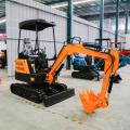 Ekskavator 2 ton crawler backhoe dengan karet