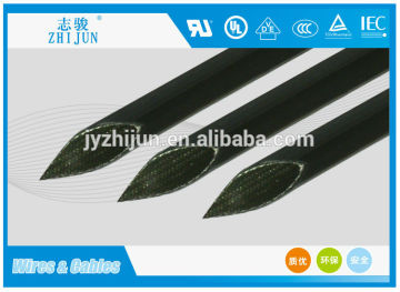 300V 200C insulation sleeve with fiberglass braid