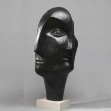 Bronze indoor abstract sculpture modern bronze abstract head art