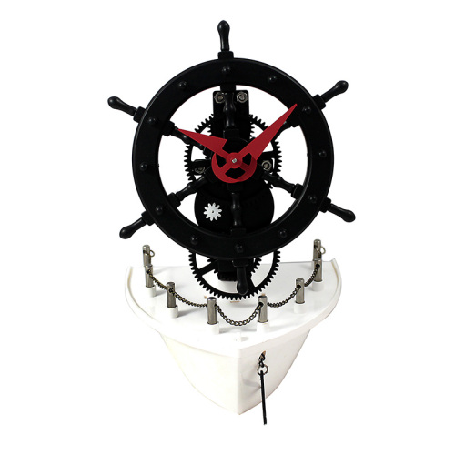 Ship Sailboat Gear Desk Clock for Decoration