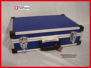 Blue Simple Aluminums Tool Kit Boxes Locks Tool Box Latch