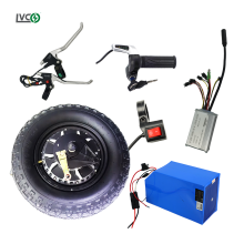 LVCO Electric Kit: Scooter, Wheelbarrow Motor, and Tires for Carts