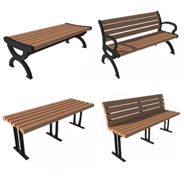 Garden Bench Rustic Patio Lounge Set