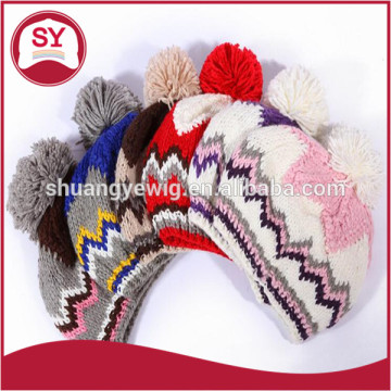 2016 HOT SALE LOW MOQ winter skull cap,girls winter cap,western winter cap