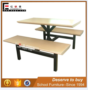 school canteen furniture laminate table and chair for dining room