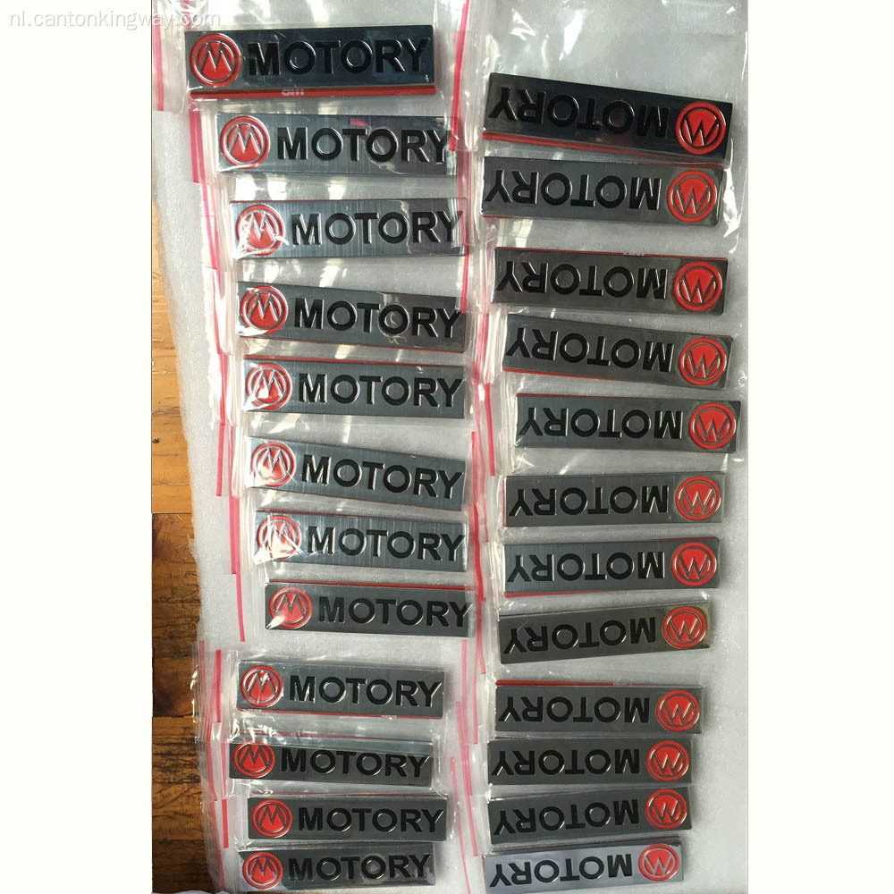 Aangepaste chroom plastic auto logo bord autobadge