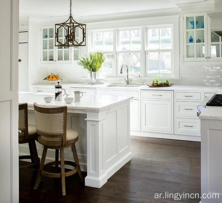 الصين خزانة مطبخ معيارية بأبواب زجاجية المصنعين