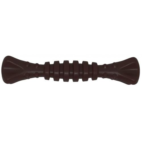 Percell 6" Nylon Dog Chew Spiral Bone Chocolate Scent