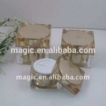 thick wall plastic jar arcylic container