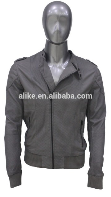 ALIKE men biker pu jacket bulk wholesale jacket