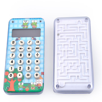 Acrylic Calculator Basic Function with Maze Game