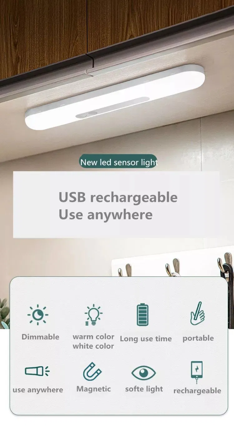 Wireless Magnetic Induction LED Light for Cabinets and Closets