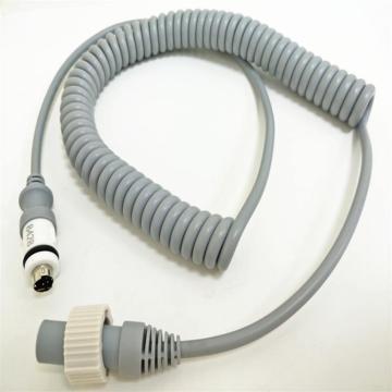 Conector DIN para cable de resorte para equipos médicos