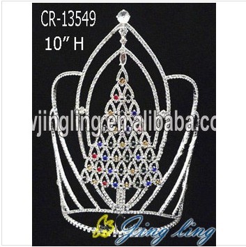 Wholesale Large Christmas Tree Pageant Crowns