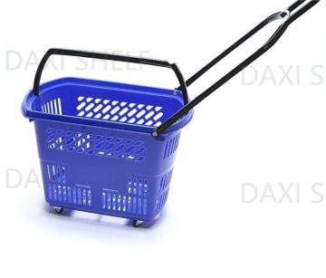 High quality supermarket shopping basket/hand basket/the shopping basket