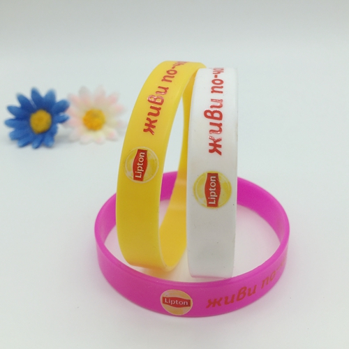 Screen printed wristbands