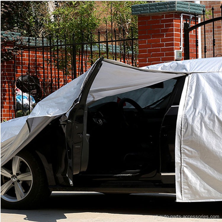 Capas de carro de carro anti -hai preto universal