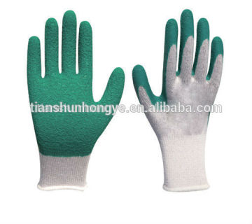 Cotton Liner Latex Coated Rubber GLove