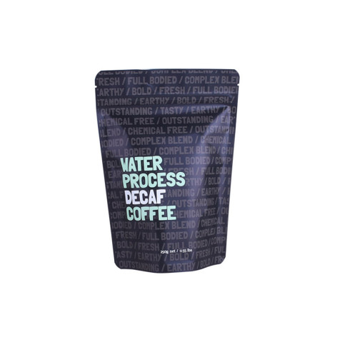 Laminert matkvalitet Stand up kaffepose med ventil og glidelås