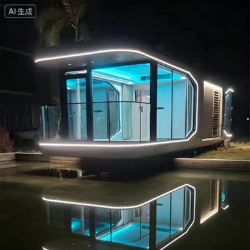 Space Capsule Home: Portable Eco-Friendly Living Pod
