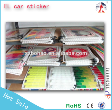 black car body sticker/lighting toyota el car stickers/car full body vinyl sticker