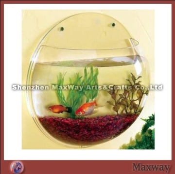 Wall Mounted Top Open Acrylic Fish Jar/Aquarium