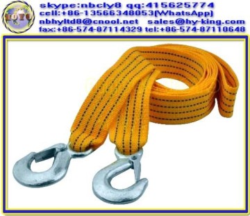 Nylon tow strap , polyester towing strap , tow strap with hooks