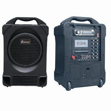 PA System with Dual Channel, CD Player, Cassette Player