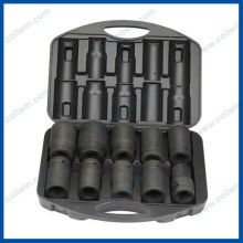 10pcs 1" Dr Impact Socket Set for Torque Multiplier