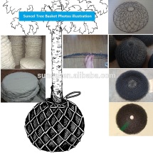 wire mesh basket for tree relocation