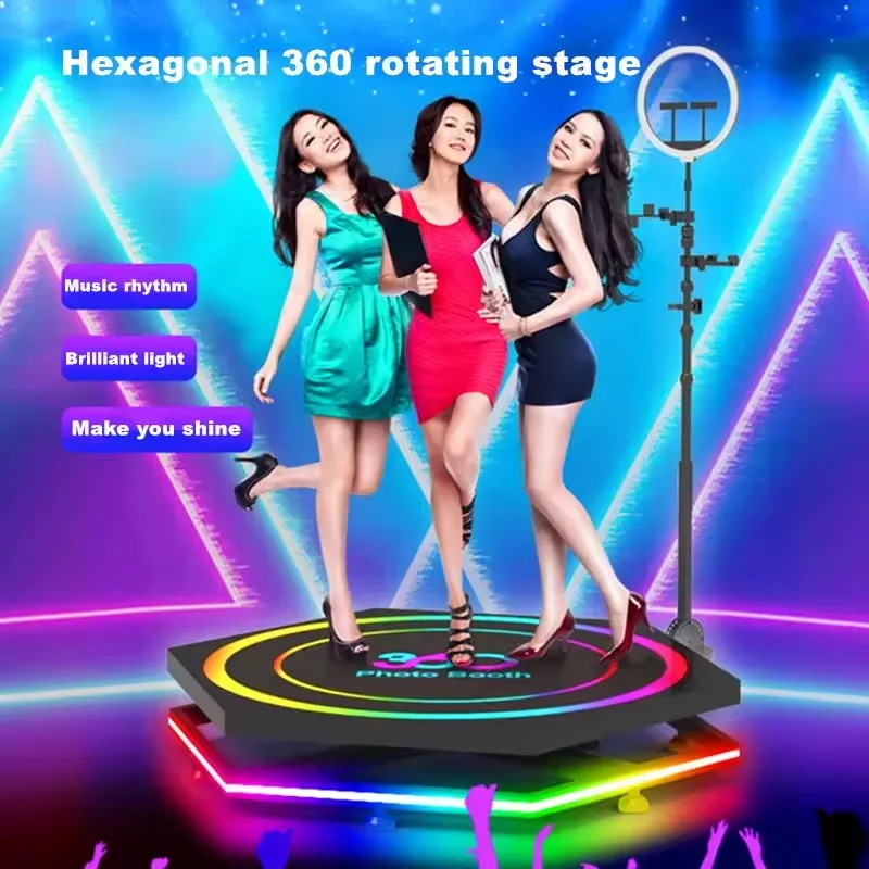 360 Degree Surround Camera Device, Automatic Rotation, Live Selfies