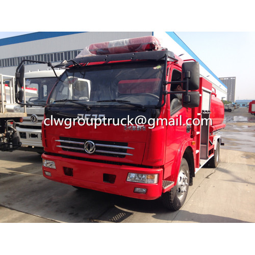 DONGFENG Duolika 5CBM eau réservoir camion de pompier