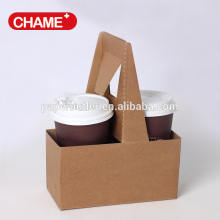 paper coffee cup holder/paper hot drinking cup carrier