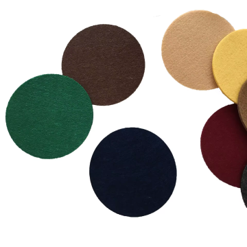 Felt coasters for coffee and tea